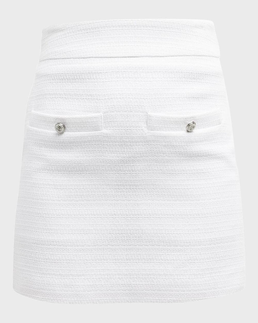 Veronica Beard Emar Mini Skirt - 4 White